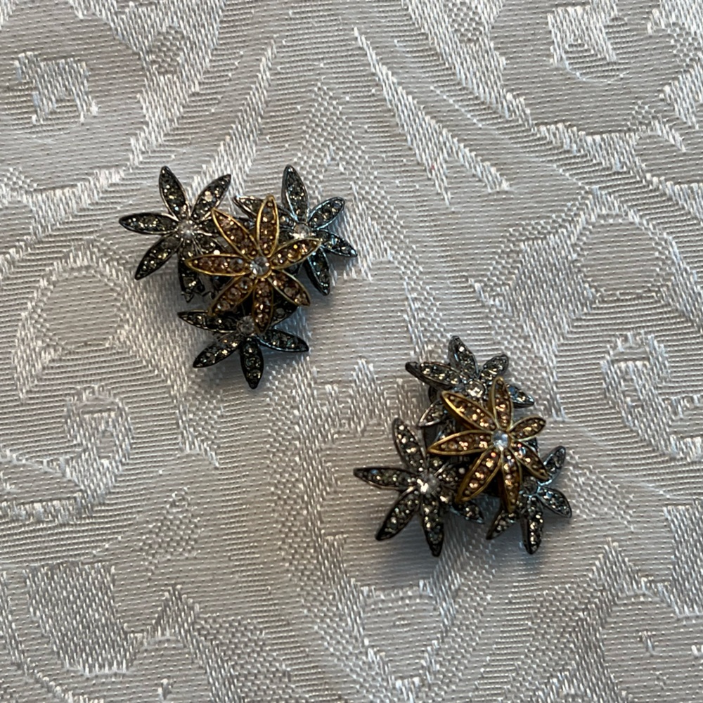 VTG Oscar de la Renta Brooch and Earrings - Picture 4 of 5